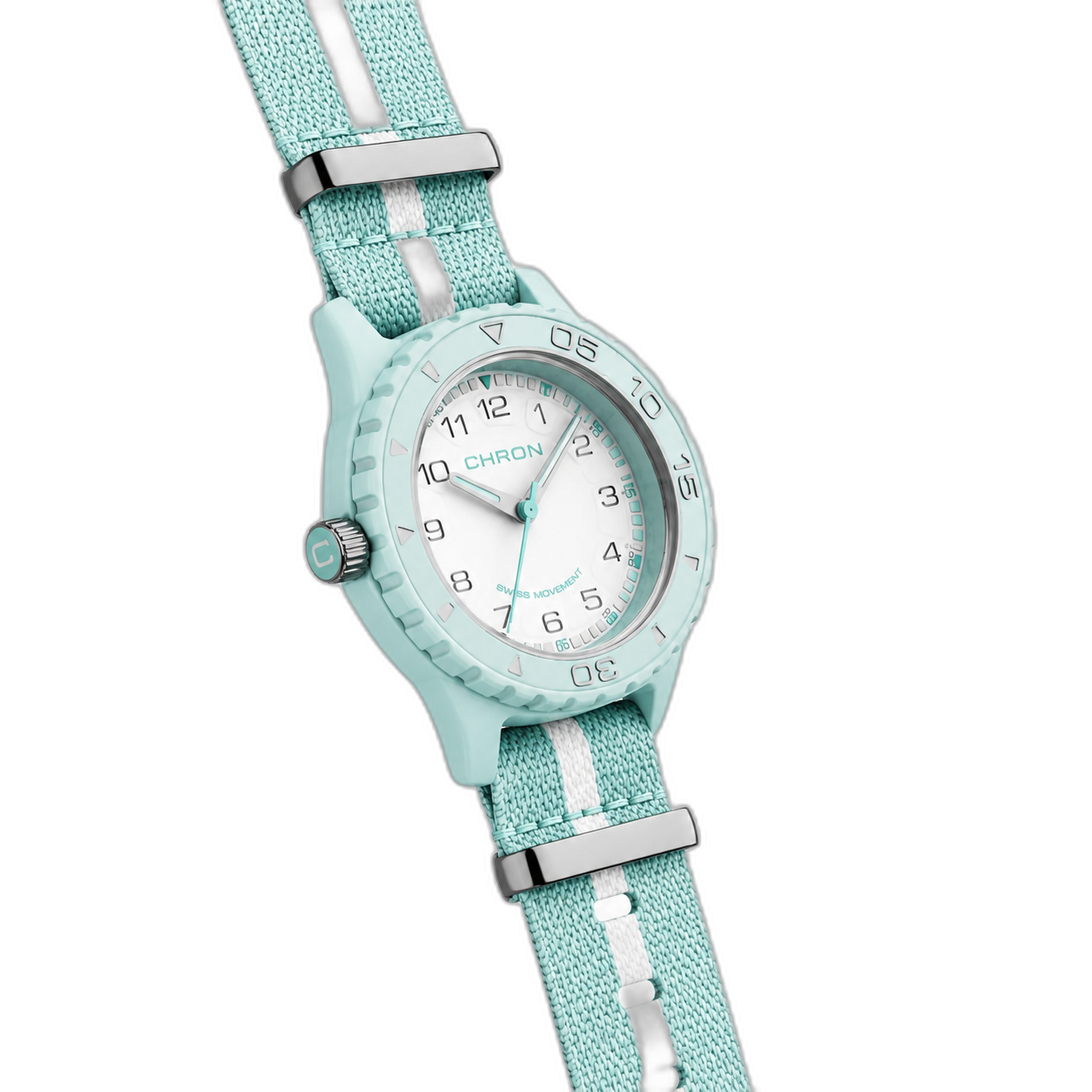 CHRON. Sport Mint NATO strap watch