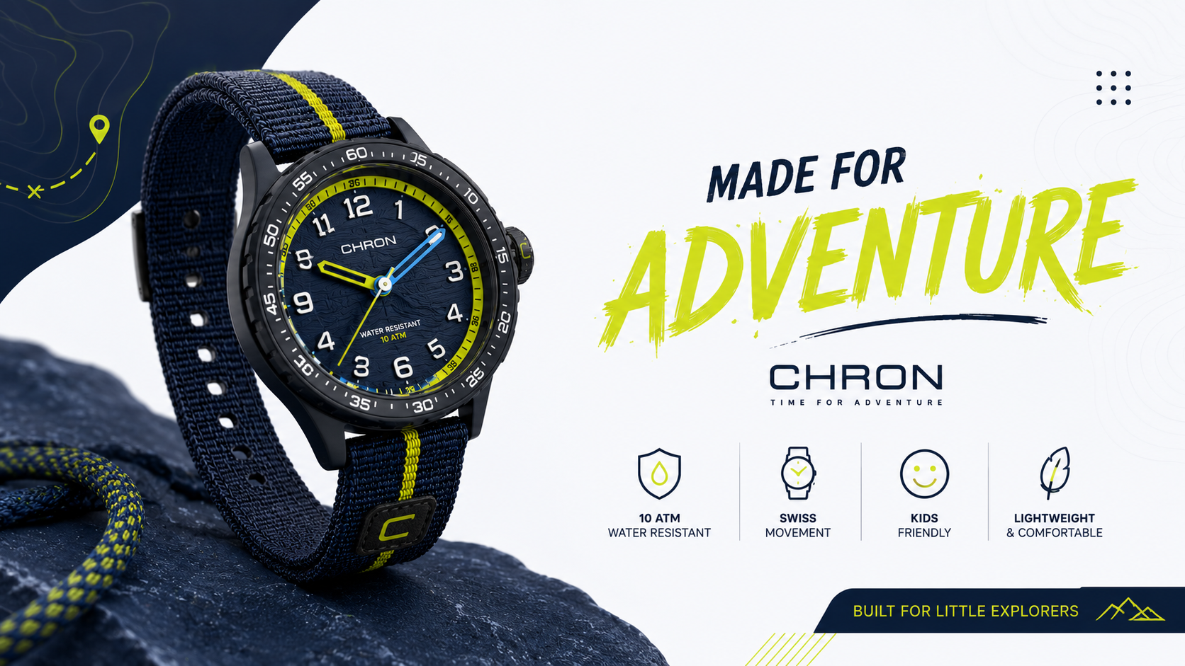 CHRON. — Built for the off-hours. Light, precise, yours.