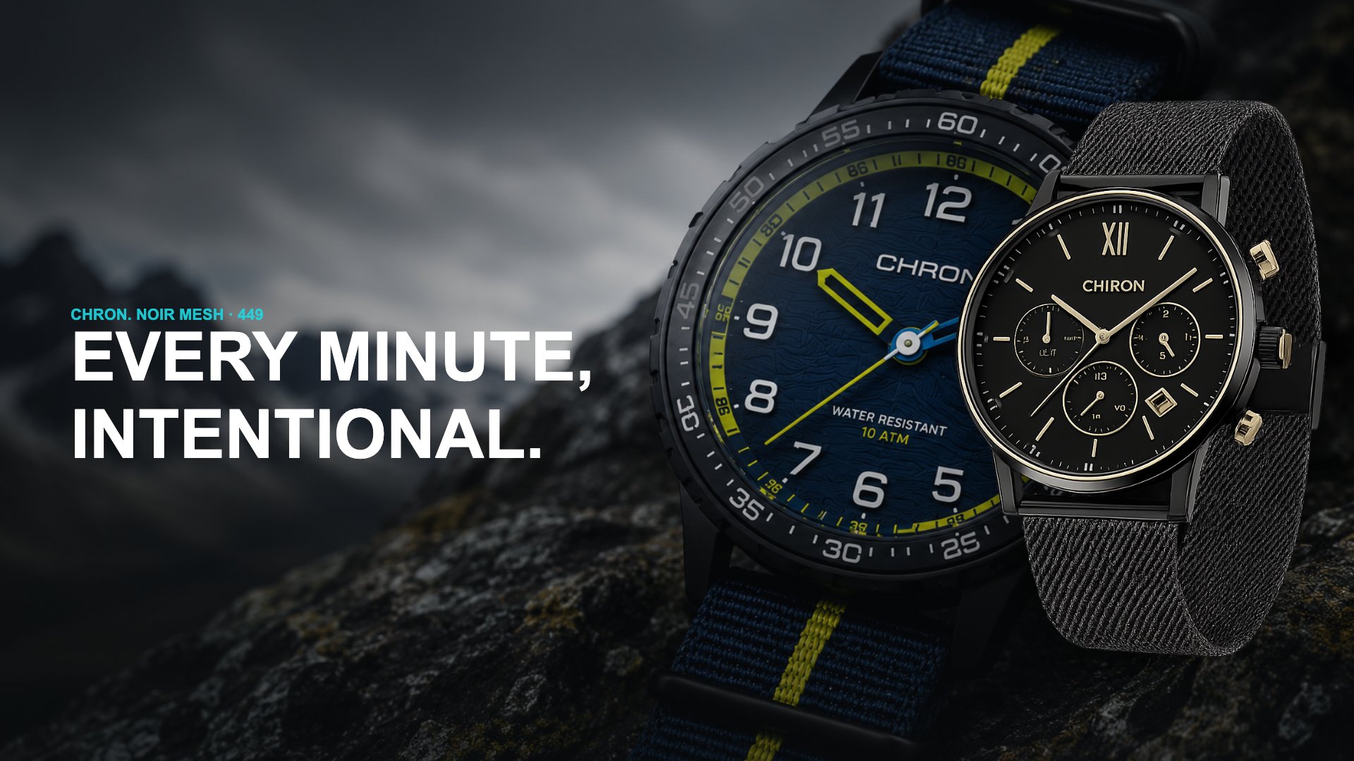 Watch dial lume detail